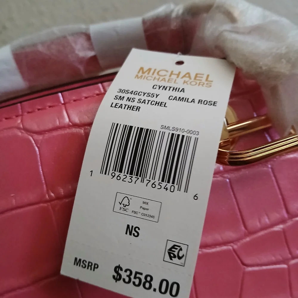 New Michael Kors Genuine Leather Croasbody Purse